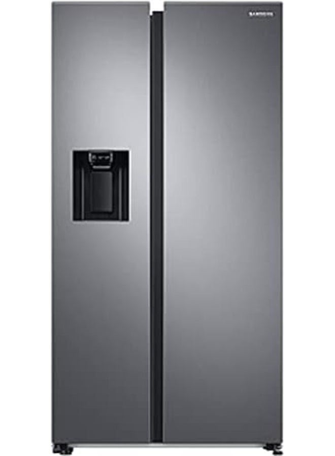 Samsung Side By Side Refrigerator With Dispenser Inverter 634 Liter 419 kW RS68A8820S9-MR Dark Silver - Image 1