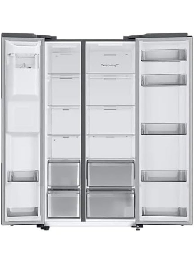 Samsung Side By Side Refrigerator With Dispenser Inverter 634 Liter 419 kW RS68A8820S9-MR Dark Silver - Image 5