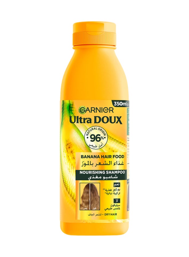 Garnier - Ultra Doux Hair Food Nourishing Banana Hair Shampoo For Dry Hair 350ML 350ml - Image 1