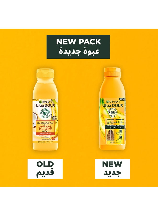Garnier - Ultra Doux Hair Food Nourishing Banana Hair Shampoo For Dry Hair 350ML 350ml - Image 1