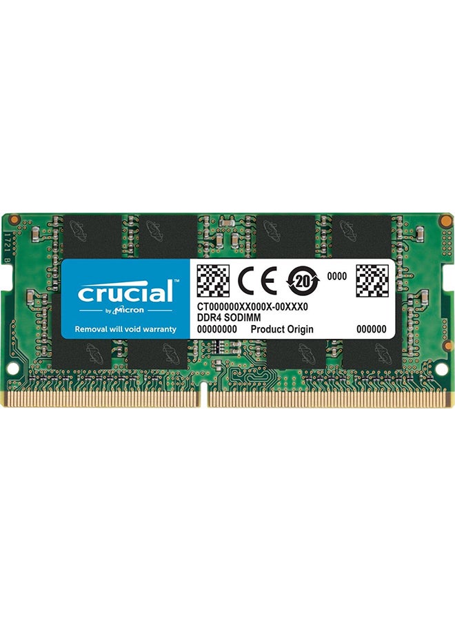 كروشيال - ذاكرة رام DDR4 3200 MT/S سعة 8 جيجابايت (PC4-25600) CL22 بدون وحدة ذاكرة خطية ثنائية المقبس 288 دبوس 8 GB - Image 1