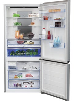 Beko Digital Freestanding Refrigerator No Frost 2 Doors RCNE720E20DZXP Silver  - Image 2