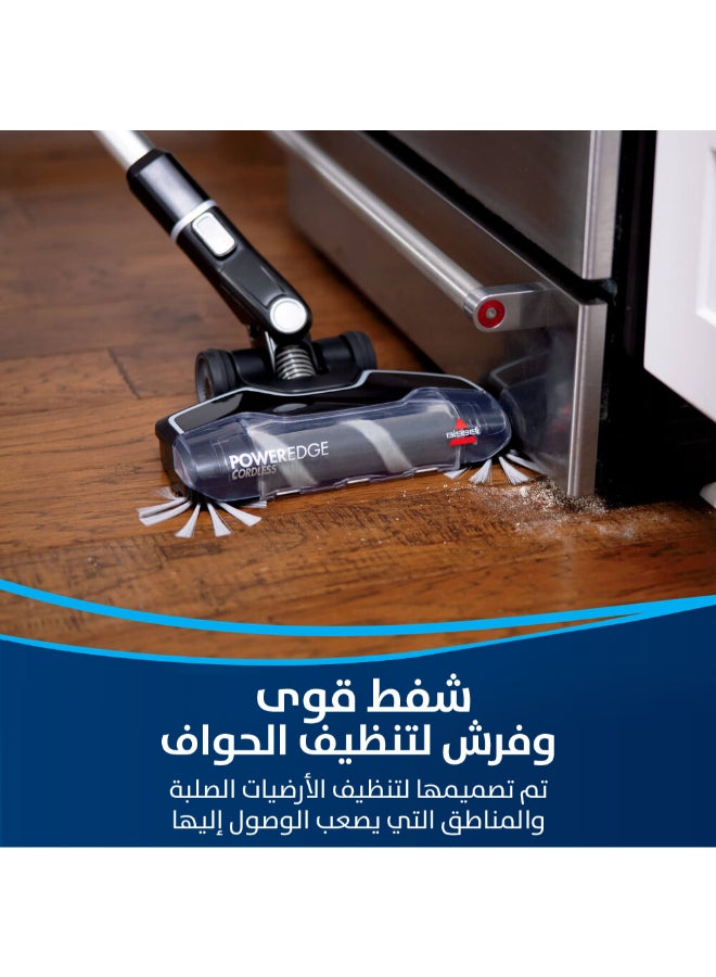 Bissell PowerEdge Cordless Stick Vacuum 3111G – 21V, Lightweight, Powerful Suction for Dust, Hair & Debris, Ideal for Hard Floors | 54 W 3111G black - Image 1