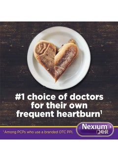NEXIUM 24HR Acid Reducer Heartburn Relief 42 Capsules  - Image 1