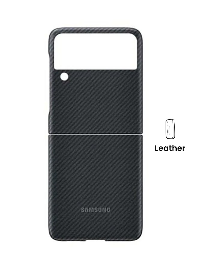 سامسونج غطاء أراميد لهاتف جالاكسي Z فليب 3 5G أسود - Image 1
