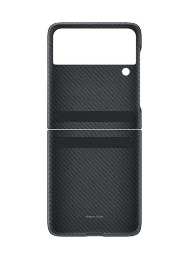 سامسونج غطاء أراميد لهاتف جالاكسي Z فليب 3 5G أسود - Image 2