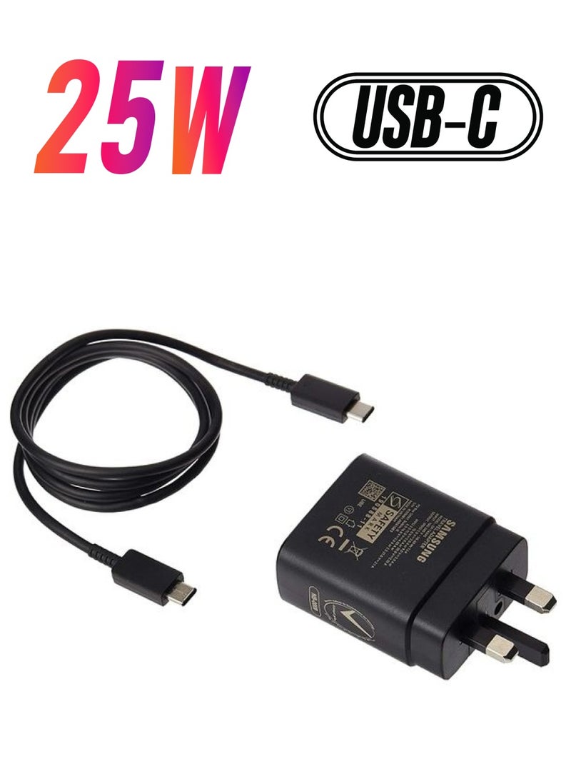 ICS Type C Fast Charger For Samsung Black