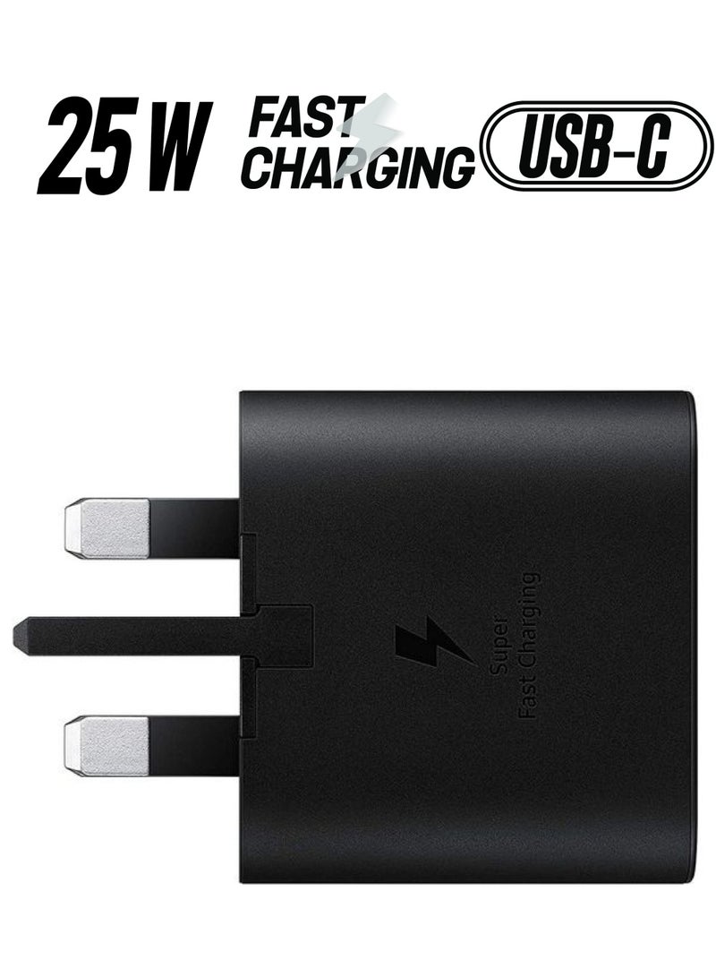 أي سي إس محول شحن فائق السرعة بقدرة 25 وات لأجهزة سامسونج أسود - Image 1