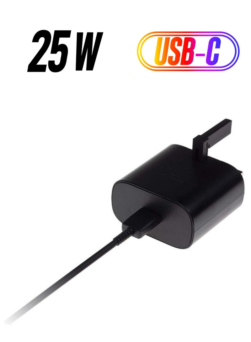 ICS 25W USB  Type-C Power Adapter For Samsung Black - Image 1