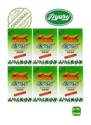 Ayurvedic Soap 6 Pcs Green