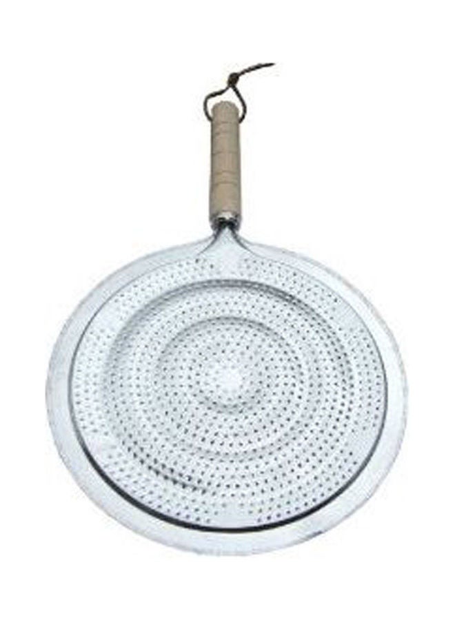 سيمر مات Simmermat Ring Heat Diffuser With Wooden Handle Silver  - Image 1