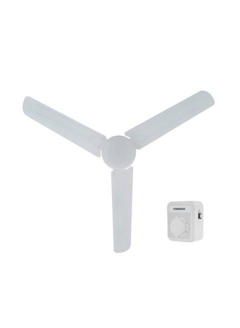 Ceiling Fan 56 Inch LED, 3 Blades, 75 W TCF56L White