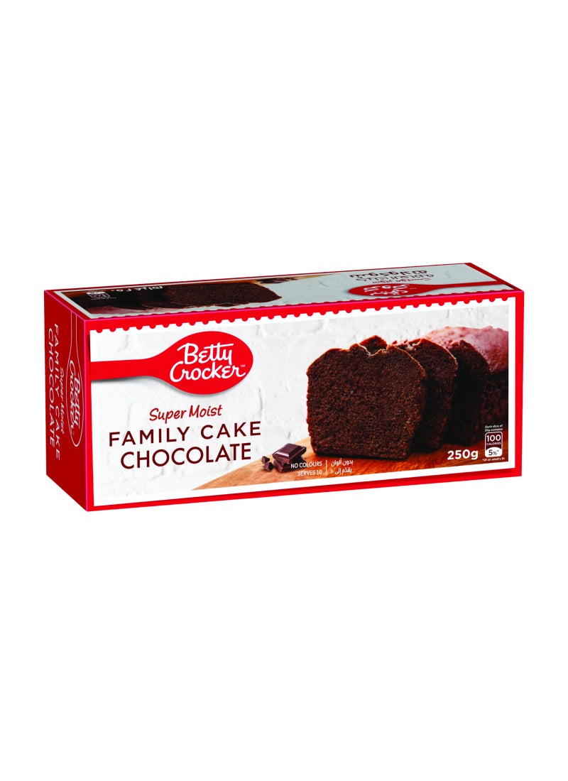 Betty Crocker Super Moist Family Chocolate Cake 250grams - Image 1