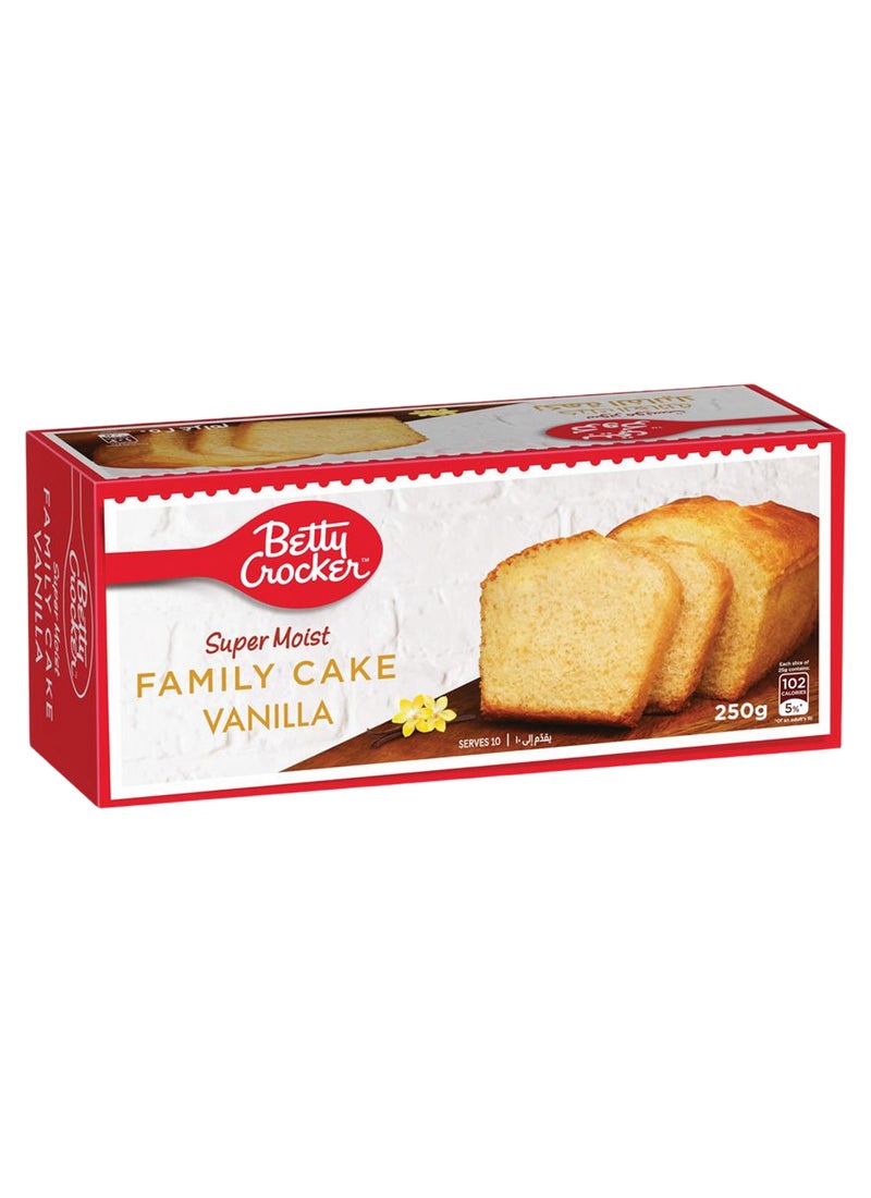 Betty Crocker Family Cake Vanilla 250grams - Image 1