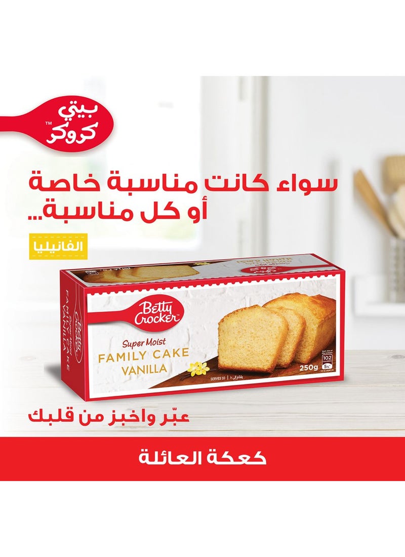 Betty Crocker Family Cake Vanilla 250grams - Image 2