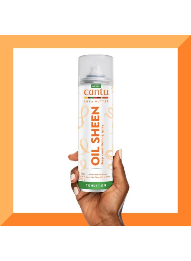 Cantu Shea Butter Oil Sheen Deep Conditioning Spray - 382ml - Image 4