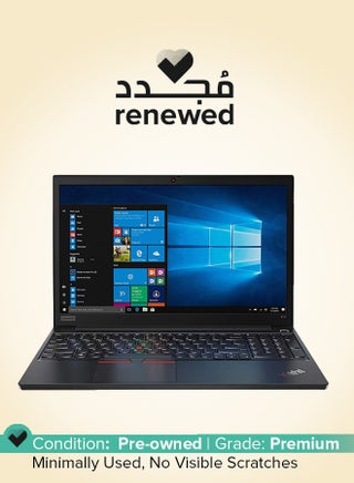 Renewed - Thinkpad E15 20RD005HUS Laptop With 15.6-Inch Display, Intel Core i5 Processor/10th Gen/8GB RAM/256GB SSD/Integrated Graphics English Black - pnsku/N50188080A/45/_/1748278123/f26e3287-2e0b-4a24-964b-a198d099f20b