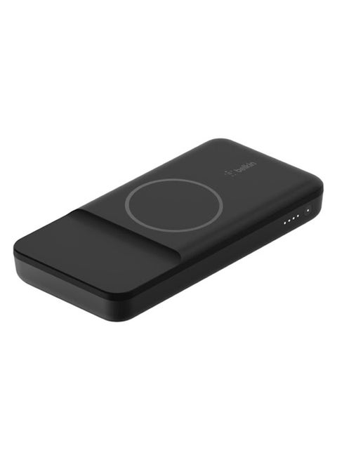 BoostCharge Magnetic Power Bank Wireless, Magsafe Power Bank For Iphone 15, 14, 13, 12 Series, 7.5W Wireless Charging And 18W Usb C Pd, Usb-C To Usb-C With Cable Black