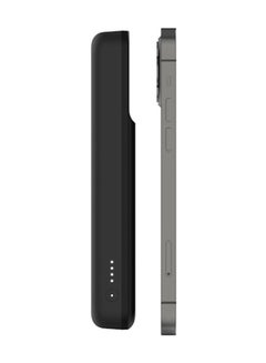 belkin BoostCharge Magnetic Power Bank Wireless, Magsafe Power Bank For Iphone 15, 14, 13, 12 Series, 7.5W Wireless Charging And 18W Usb C Pd, Usb-C To Usb-C With Cable Black  - Image 3