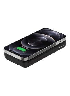 belkin BoostCharge Magnetic Power Bank Wireless, Magsafe Power Bank For Iphone 15, 14, 13, 12 Series, 7.5W Wireless Charging And 18W Usb C Pd, Usb-C To Usb-C With Cable Black  - Image 2
