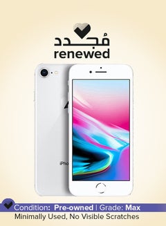 Renewed - iPhone 8 64GB Silver 4G With Facetime - International Version