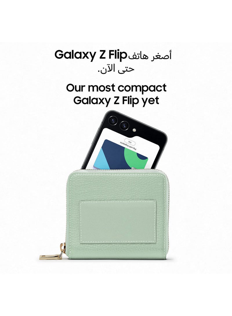 سامسونج Galaxy Z Flip 5 شريحة واحدة + eSim Mint، ذاكرة الوصول العشوائي (RAM) سعة 8 جيجابايت، سعة 512 جيجابايت، شبكة الجيل الخامس (5G) - الإصدار العالمي  - Image 5