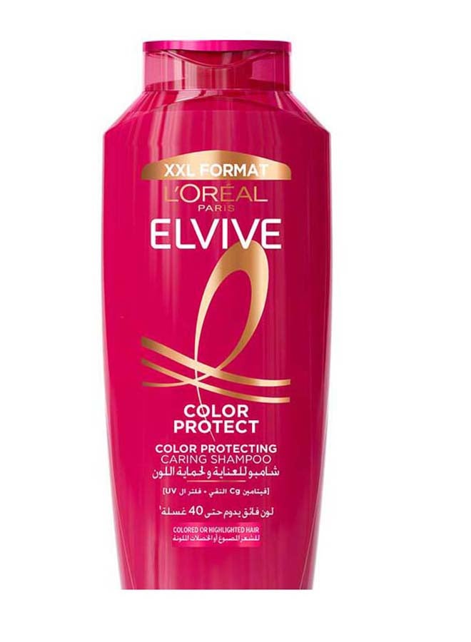 L'OREAL PARIS Elvive Colour Protecting Caring Shampoo White 600ml - Image 1