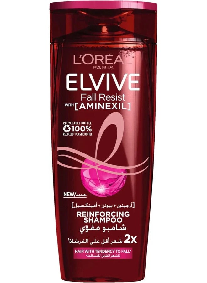 L'OREAL PARIS - Elvive Fall Resist Reinforcing Shampoo White 600ml - Image 1