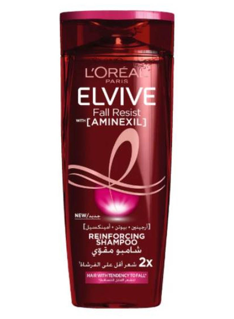 L'OREAL PARIS Elvive Fall Resist Shampoo with aminexil White 400ml - Image 1