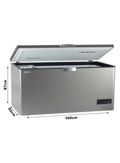 Penguin Chest Freezer Metal Interior - 505 L 205 W ES571 Silver  - Image 2