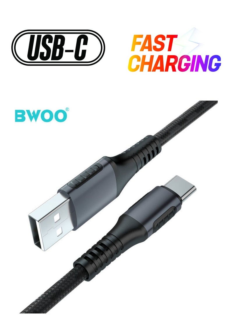 بوو شحن ونقل بيانات بمنفذ USB طراز C أسود  - Image 1