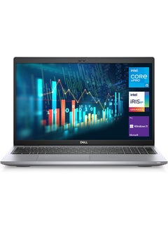 ديل Latitude 5520 Business Laptop With 15.6-Inch FHD Display, Core i5-1145G7 Processor/16GB RAM/1TB SSD/Intel Iris XE Graphics/Windows 11 Pro English/Arabic Silver  - Image 1