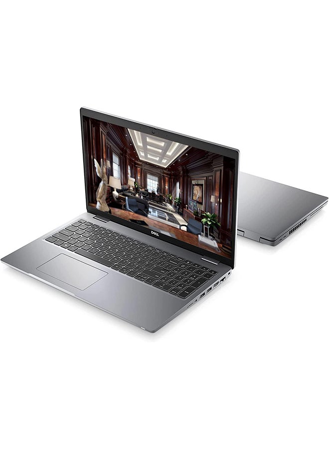 Latitude 5520 Business Laptop With 15.6-Inch FHD Display, Core i5-1145G7 Processor/16GB RAM/1TB SSD/Intel Iris XE Graphics/Windows 11 Pro English/Arabic Silver