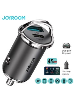 JOYROOM 45W Type-C Fast PD Dual USB Car Charger Tarnish  - Image 1