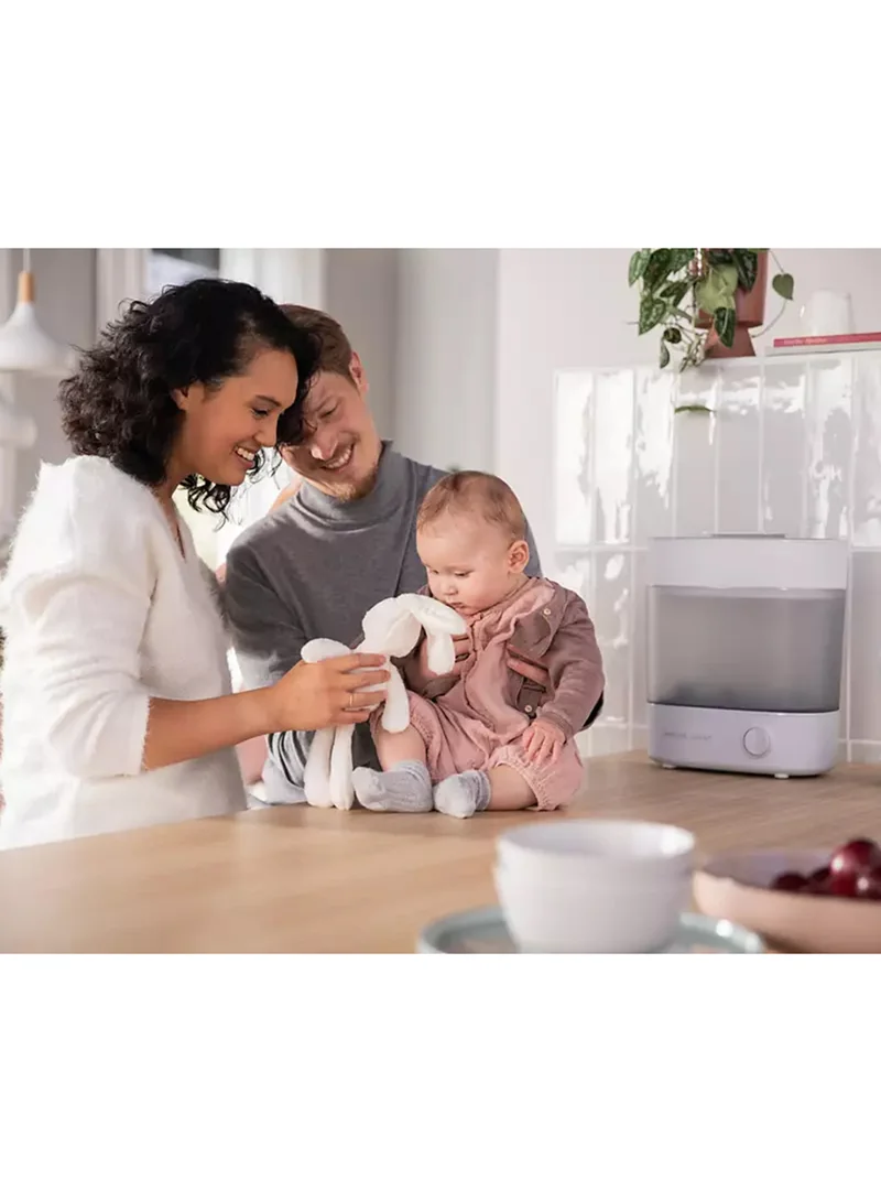 Philips Avent Advanced Steam Sterilizer | No.1 Brand Recommended By Moms Worldwide | Sterilize And Store | Kills 99.9%* Germs in 10 Mins Cycle With Natural Steam Sterilization I Stays Sterile Upto 24Hrs*