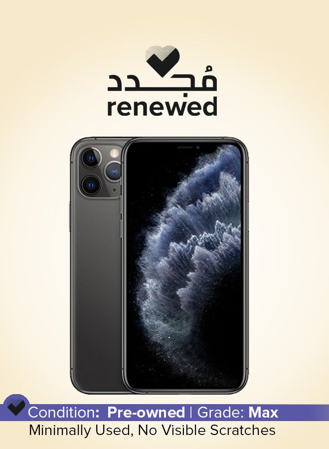 Apple Renewed - iPhone 11 Pro 256GB Space Gray 4G With Facetime - Middle East Version - Image 1