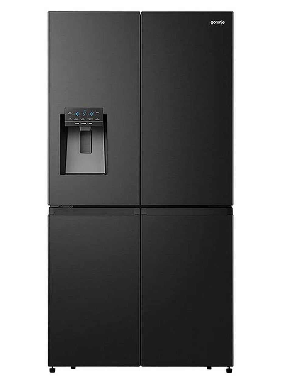 Freestanding 4 Doors Refrigerator with Water and Ice Dispencer 0 W NRM9181SBI black