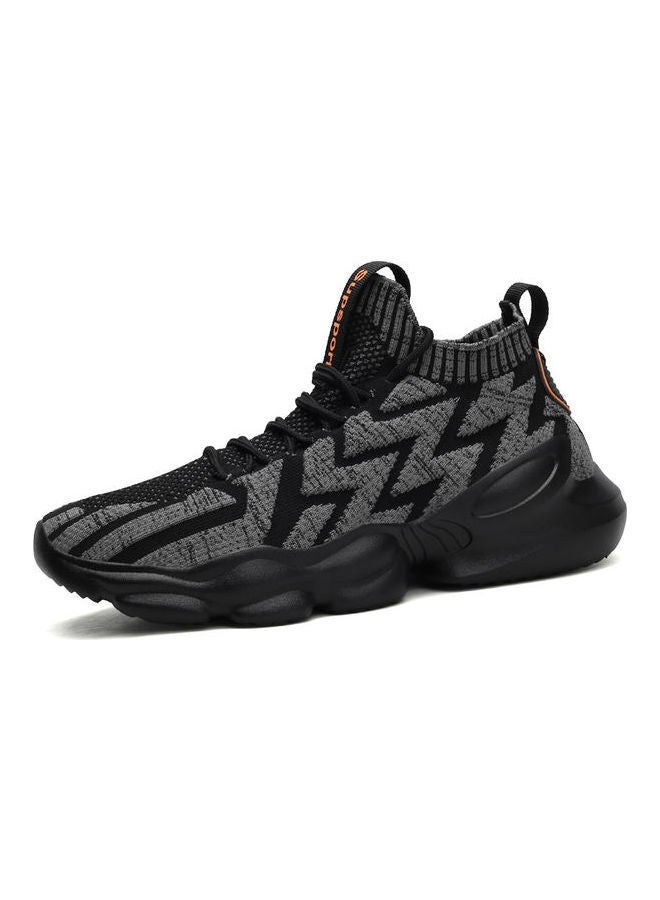 Men's Stylish Running Shoes Black/Grey - Image 4