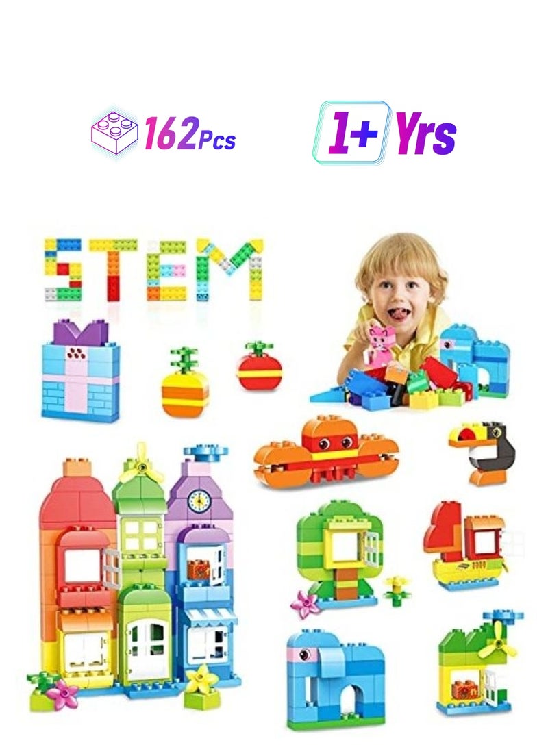 B07WGF95G5 162-Piece Castle Building Blocks Set For Toddlers 162 1+ Years - Image 1