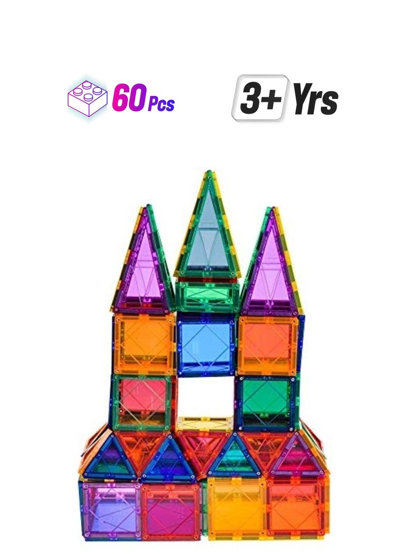 مجموعة مكعبات مغناطيسية مكونة من 60 قطعة MV60 60 أكبر من3 سنوات - Image 1