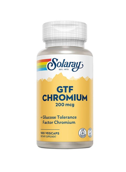 GTF Chromium 200 mcg, 100 Vegetable Capsules