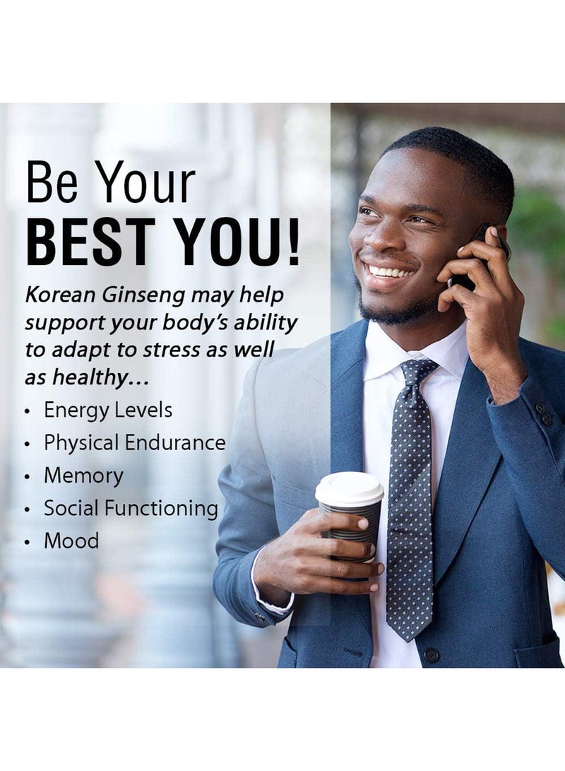 Solaray Korean Ginseng 550mg, 50 Vegetable Capsules  - Image 5
