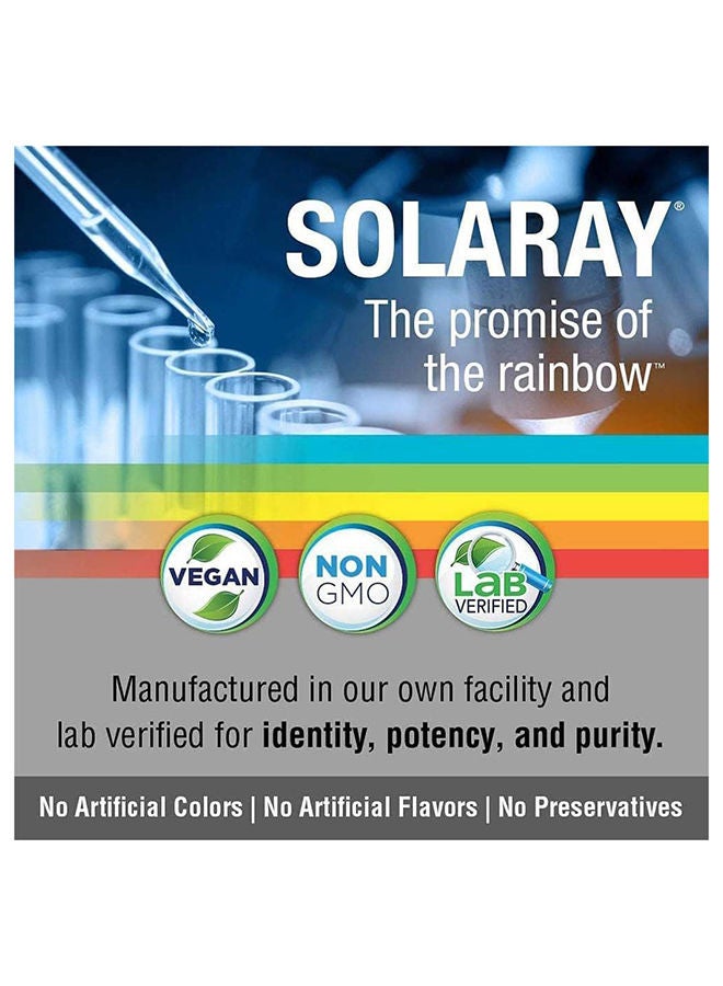 Solaray L-Glutamine 500 mg, 100 Vegetable Capsules  - Image 4