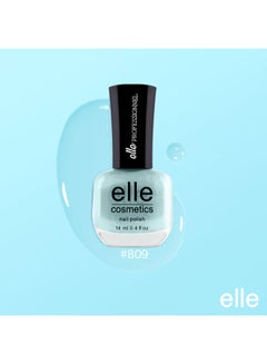 Elle Cosmetics Nail Polish 809 Sky Blue  - Image 1