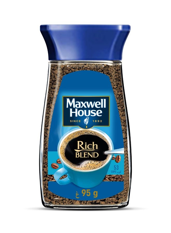 Maxwell House Rich Pure Instant Coffee Jar 95grams 