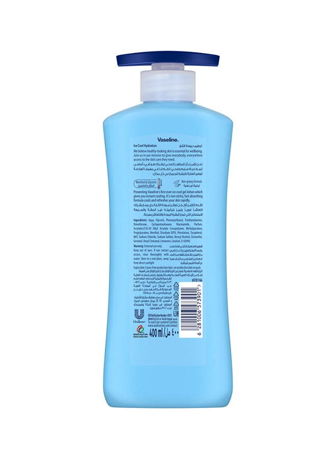Vaseline Intensive Care Body Lotion  Ice Cool Hydration 400ml  - Image 2