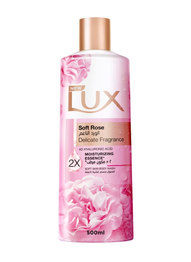Lux Body Wash Soft Rose Multicolour 500ml