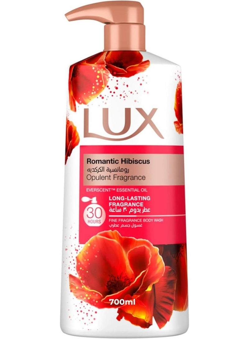 Lux Perfumed Body Wash Romantic Hibiscus 700ml - Image 1
