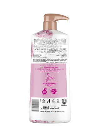 Soft Rose Perfumed Body Wash For All Skin Types Multicolour 700ml - view 2