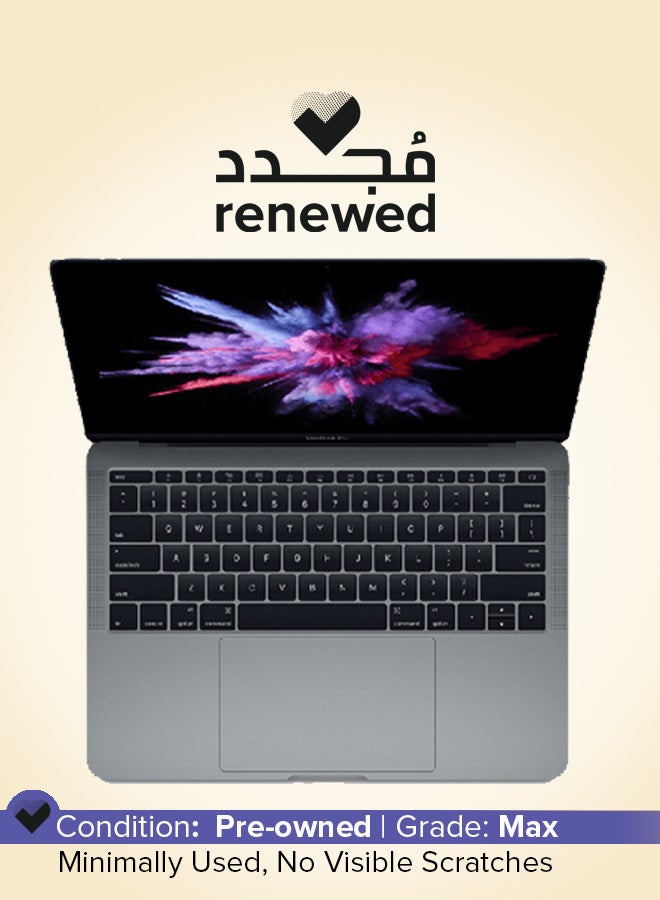 Apple Renewed - MacBook Pro A1708 (2017) Laptop With 13.3-Inch Full HD Display, Core i5 Processor/Dual Core/8GB RAM/256GB SSD/macOS English Silver  - Image 1